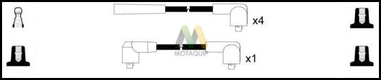 Motaquip LDRL1081 - Комплект проводов зажигания autosila-amz.com
