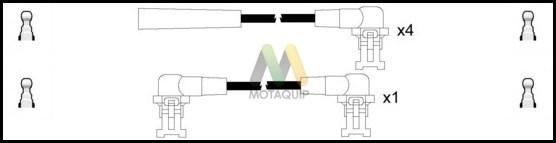 Motaquip LDRL1022 - Комплект проводов зажигания autosila-amz.com