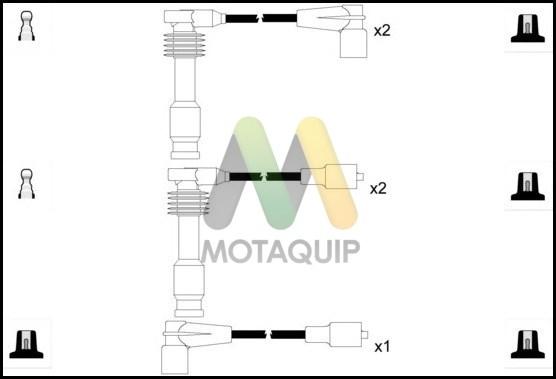 Motaquip LDRL1027 - Комплект проводов зажигания autosila-amz.com