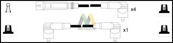 Motaquip LDRL1073 - Комплект проводов зажигания autosila-amz.com