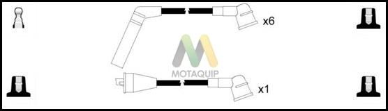 Motaquip LDRL1195 - Комплект проводов зажигания autosila-amz.com