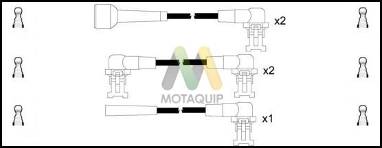 Motaquip LDRL1141 - Комплект проводов зажигания autosila-amz.com