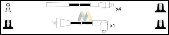 Motaquip LDRL1805 - Комплект проводов зажигания autosila-amz.com