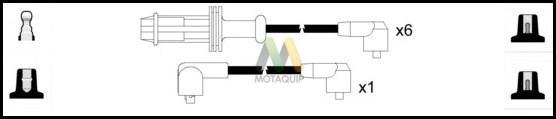 Motaquip LDRL1166 - Комплект проводов зажигания autosila-amz.com