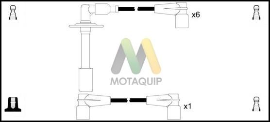 Motaquip LDRL1100 - Комплект проводов зажигания autosila-amz.com