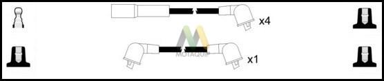 Motaquip LDRL1103 - Комплект проводов зажигания autosila-amz.com