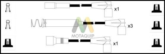 Motaquip LDRL1119 - Комплект проводов зажигания autosila-amz.com