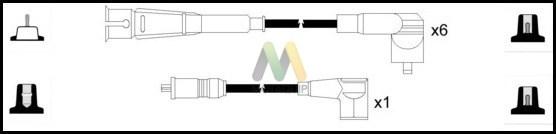 Motaquip LDRL1115 - Комплект проводов зажигания autosila-amz.com