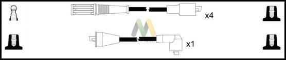 Motaquip LDRL1111 - Комплект проводов зажигания autosila-amz.com