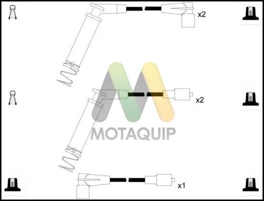 Motaquip LDRL1843 - Комплект проводов зажигания autosila-amz.com