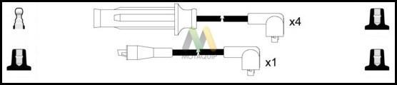 Motaquip LDRL1842 - Комплект проводов зажигания autosila-amz.com