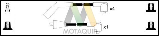 Motaquip LDRL1859 - Комплект проводов зажигания autosila-amz.com