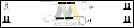 Motaquip LDRL1853 - Комплект проводов зажигания autosila-amz.com