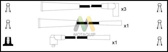 Motaquip LDRL1852 - Комплект проводов зажигания autosila-amz.com