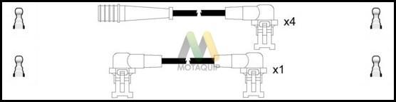 Motaquip LDRL1820 - Комплект проводов зажигания autosila-amz.com
