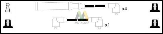 Motaquip LDRL1356 - Комплект проводов зажигания autosila-amz.com