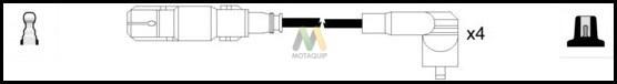 Motaquip LDRL868 - Комплект проводов зажигания autosila-amz.com