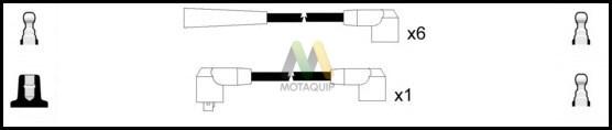 Motaquip LDRL1318 - Комплект проводов зажигания autosila-amz.com