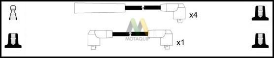 Motaquip LDRL1330 - Комплект проводов зажигания autosila-amz.com