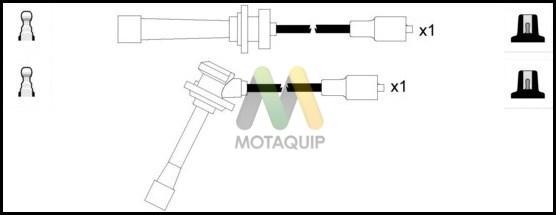 Motaquip LDRL1324 - Комплект проводов зажигания autosila-amz.com