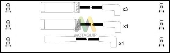 Motaquip LDRL1320 - Комплект проводов зажигания autosila-amz.com