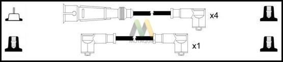 Motaquip LDRL1378 - Комплект проводов зажигания autosila-amz.com