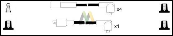 Motaquip LDRL1290 - Комплект проводов зажигания autosila-amz.com
