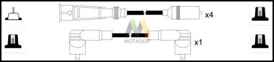 Motaquip LDRL1200 - Комплект проводов зажигания autosila-amz.com