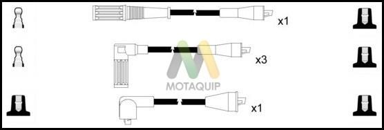 Motaquip LDRL1215 - Комплект проводов зажигания autosila-amz.com