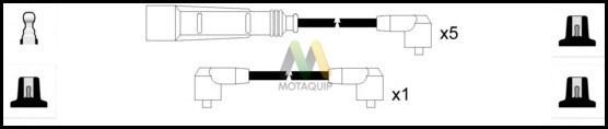 Motaquip LDRL1217 - Комплект проводов зажигания autosila-amz.com