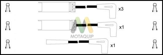 Motaquip LDRL1237 - Комплект проводов зажигания autosila-amz.com