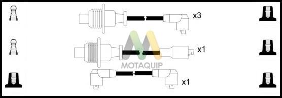 Motaquip LDRL1745 - Комплект проводов зажигания autosila-amz.com