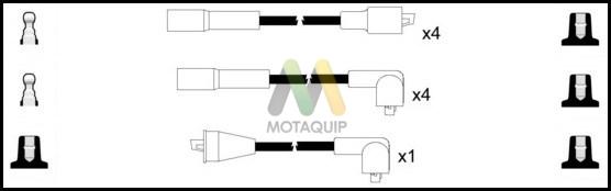 Motaquip LDRL176 - Комплект проводов зажигания autosila-amz.com