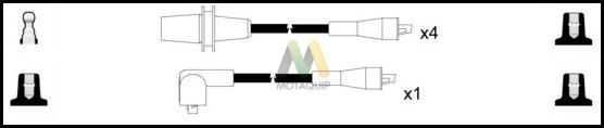 Motaquip LDRL1774 - Комплект проводов зажигания autosila-amz.com