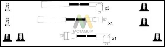 Motaquip LDRL1778 - Комплект проводов зажигания autosila-amz.com