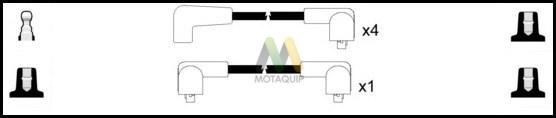 Motaquip LDRL203 - Комплект проводов зажигания autosila-amz.com