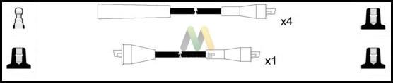 Motaquip LDRL230 - Комплект проводов зажигания autosila-amz.com