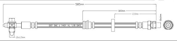 Motaquip LVBH1559 - Тормозной шланг autosila-amz.com