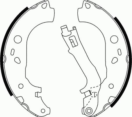 Motaquip LVBS792 - Комплект тормозных колодок, барабанные autosila-amz.com