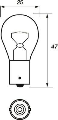 Motaquip VBU241 - Лампа накаливания, фонарь сигнала тормоза / задний габаритный autosila-amz.com
