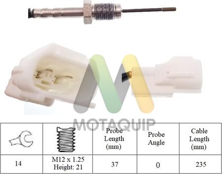 Motaquip LVET226 - Датчик, температура выхлопных газов autosila-amz.com