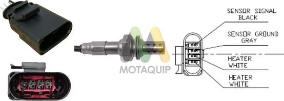 Motaquip LVOS2036 - Лямбда-зонд, датчик кислорода autosila-amz.com