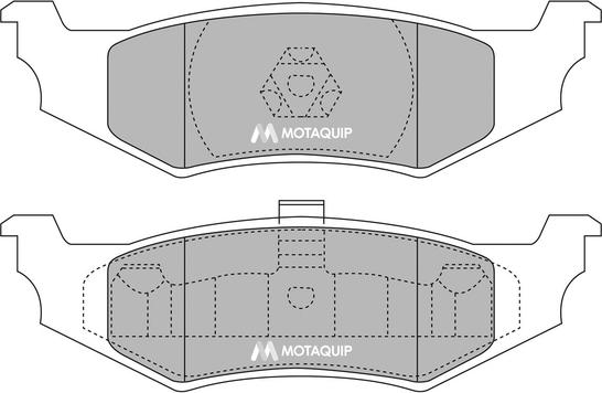 Motaquip LVXL990 - Тормозные колодки, дисковые, комплект autosila-amz.com