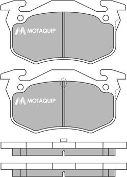 Motaquip LVXL976 - Тормозные колодки, дисковые, комплект autosila-amz.com