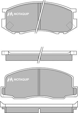 Motaquip LVXL456 - Тормозные колодки, дисковые, комплект autosila-amz.com