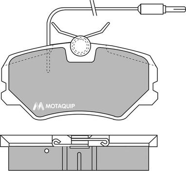 Motaquip LVXL488 - Тормозные колодки, дисковые, комплект autosila-amz.com