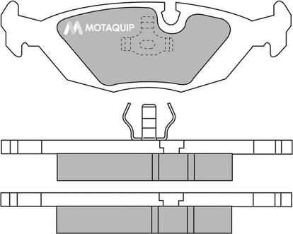 Motaquip LVXL433 - Тормозные колодки, дисковые, комплект autosila-amz.com