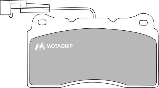 Motaquip LVXL544 - Тормозные колодки, дисковые, комплект autosila-amz.com