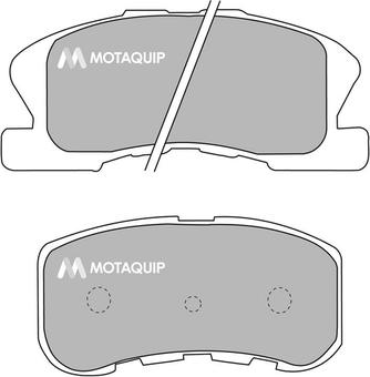 Motaquip LVXL546 - Тормозные колодки, дисковые, комплект autosila-amz.com