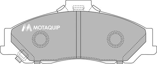 Motaquip LVXL508 - Тормозные колодки, дисковые, комплект autosila-amz.com